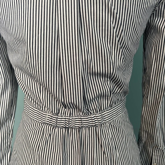 J. Crew Striped Shirt Dress - 00 - Picture 5 of 6